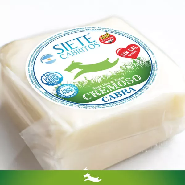 QUESO DE CABRA AL VACIO 7 CABRITOS (TROZO)