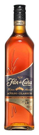RON FLOR DE CAÑA 4 AÑOS DORADO