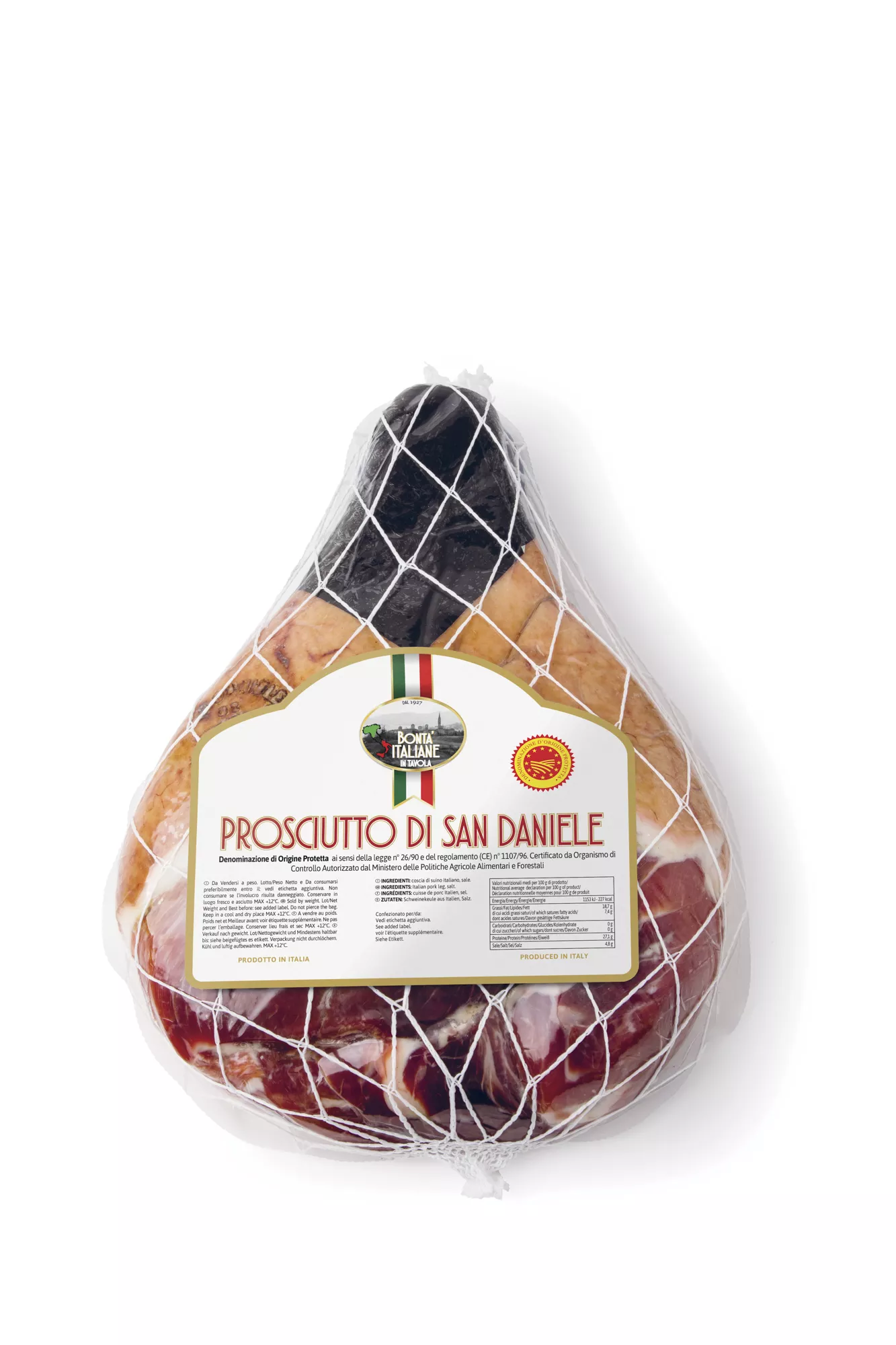 JAMON CRUDO ITA. 36M. SAN DANIELE FET