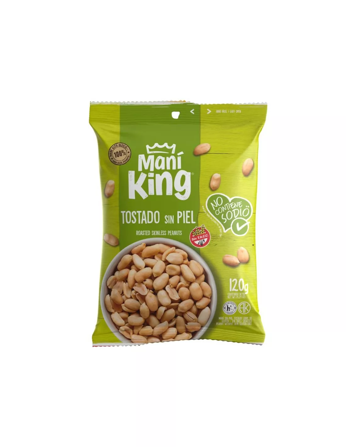 KING MANI X 100 SIN SAL TOSTADO SIN PIEL